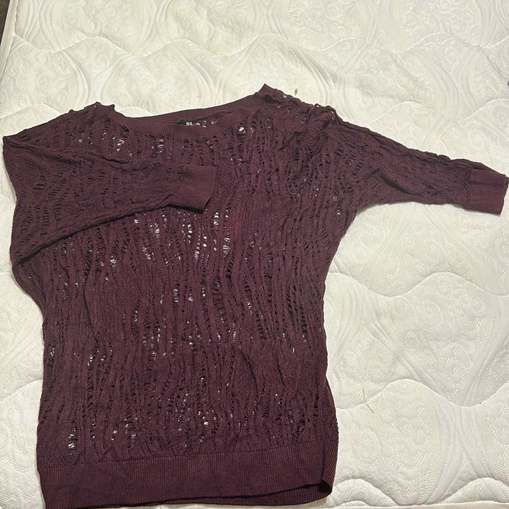 Express,plum purple, size small shirt